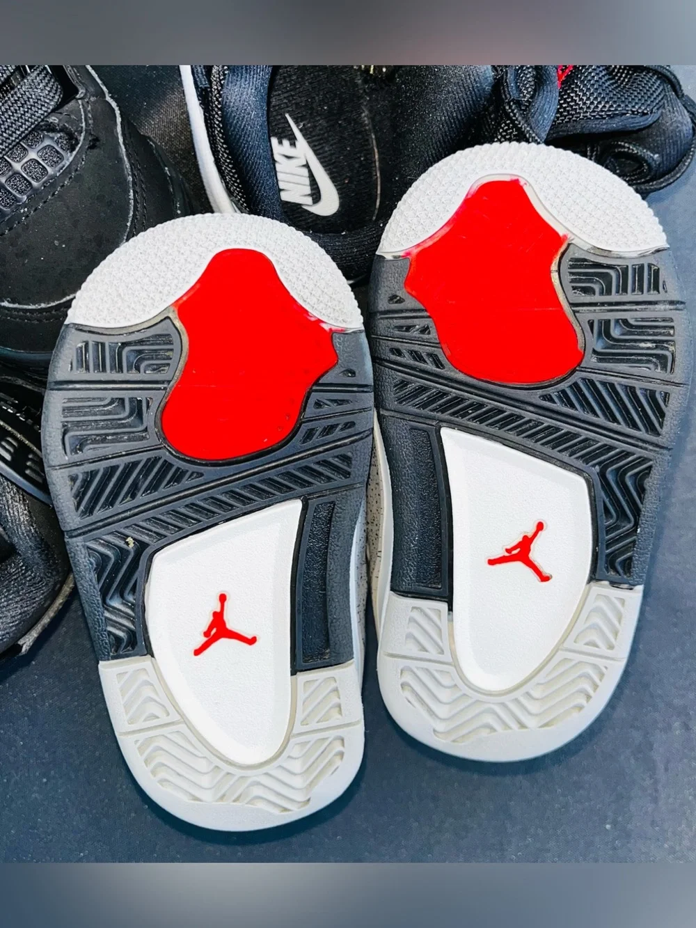✨Jordan 4 Retro ‘White Cement’, TD Size 5C✨